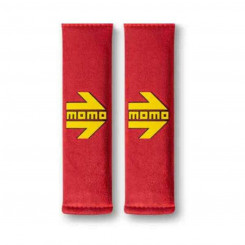 Накладки на ремни безопасности Momo MOMLSHP001R Красные