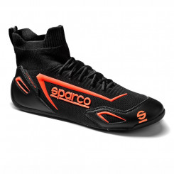 Racing Ankle Boots Sparco HYPERDRIVE Black Orange 42