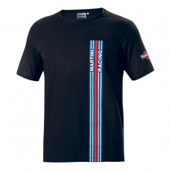 Мужская футболка с коротким рукавом Sparco Martini Racing черная (размер M)