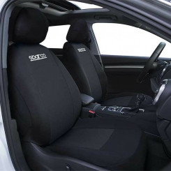 Seat cover Sparco SPCS402BK Black