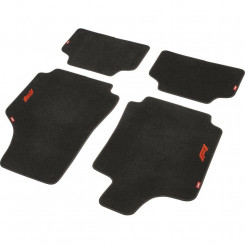 Car Floor Mat Set FORMULA 1 CM470 Black/Red 4 uds
