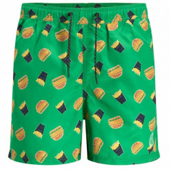 Мужской купальный костюм Jack & Jones зеленый