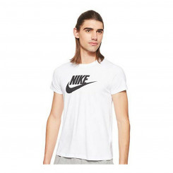 Men’s Short Sleeve T-Shirt NSW TEE ESSNTL ICON BV6169  Nike 100 White