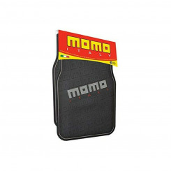 Auto põrandamattide komplekt Momo 009 Universaalne Must/Punane (4 pcs)