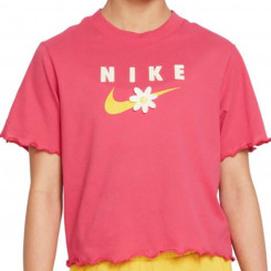 Short Sleeve T-Shirt ENERGY BOXY FRILLY Nike DO1351 666  Pink