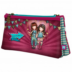 Двойная сумка для переноски Gorjuss Fireworks Maroon (21,5 x 11,5 x 5 см)