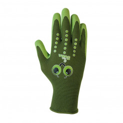 Gardening gloves JUBA Green Children's Nylon Latex