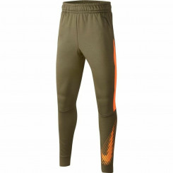 Children's Tracksuit Bottoms Nike Dri-FIT Therma Olive Boys