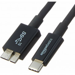Kaabel USB C Amazon Basics 0,9 m USB Type Micro-B Male (Renoveeritud A+)