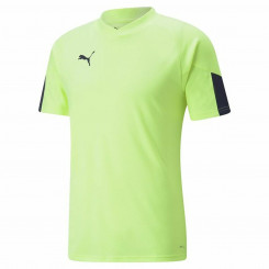Men’s Short Sleeve T-Shirt Puma Individual Final Lime green
