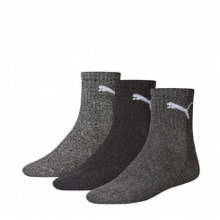 Sports Socks Puma SHORT CREW (3 Pairs) Grey