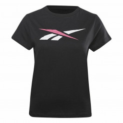 Женская футболка с коротким рукавом Reebok Vector Black