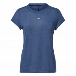Женская футболка с коротким рукавом Reebok Workout Ready Темно-синяя