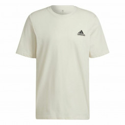 Meeste lühikeste varrukatega T-särk Adidas Essentials Feelcomfy White