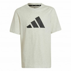 Laste lühikeste varrukatega T-särk Adidas Future Icons Grey
