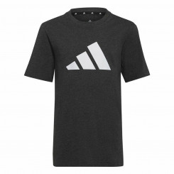 Детская футболка с коротким рукавом Adidas Future Icons Black