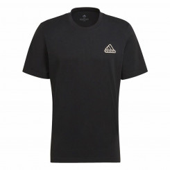 Мужская футболка с коротким рукавом Adidas Essentials Feel Comfy черная