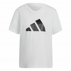 Naiste lühikeste varrukatega T-särk Adidas Future Icons, valge