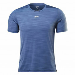 Men’s Short Sleeve T-Shirt Reebok Tech Style Activchill Move Blue