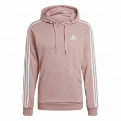 Men’s Hoodie Adidas Essentials Wonder Mauve 3 Stripes Pink
