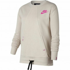 Hoodless Sweatshirt for Girls Nike Heritage Beige