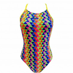 Women’s Bathing Costume Turbo Pro-Racer Tridimension Multicolour