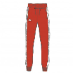 Брюки спортивные длинные Kappa 311MTW A01 красные мужские