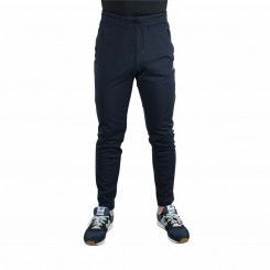 Длинные спортивные брюки Le coq sportif Tech темно-синие мужские