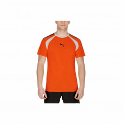 Meeste lühikeste varrukatega T-särk Puma Team Liga Padel Orange
