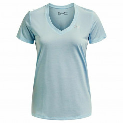 Women’s Short Sleeve T-Shirt Under Armour Tech Twist Light Blue