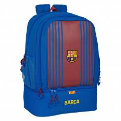 Спортивная сумка с держателем для обуви FC Barcelona Maroon Navy Blue