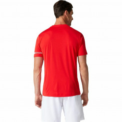 Men’s Short Sleeve T-Shirt Asics Court SS Red