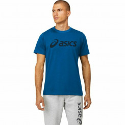 Мужская футболка с коротким рукавом Asics Big Logo синяя