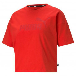 Женская футболка с коротким рукавом Puma Essentials Logo красная