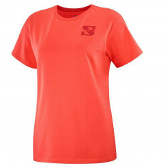 Мужская футболка с коротким рукавом Salomon Outlife Small Logo Оранжевая