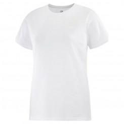 Женская футболка с коротким рукавом Salomon Small Logo White