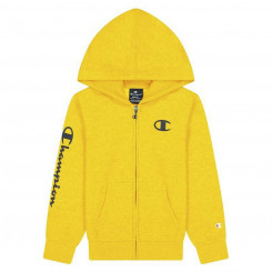 Детская спортивная куртка Champion с молнией и логотипом, желтая