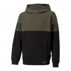 Men’s Sweatshirt without Hood Puma Colorblock Green