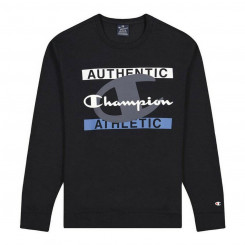 Sweatshirt without Hood Champion Authentic Athletic Black
