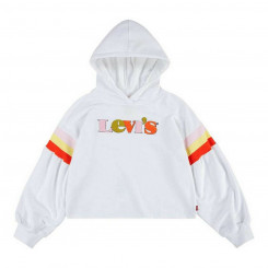 Children’s Sweatshirt Levi's  Full Sleeve High Rise White