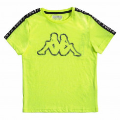 Детская футболка с коротким рукавом Kappa Skappa K Зеленый лайм