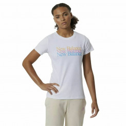 Женская футболка с коротким рукавом New Balance Essentials Celebrate White
