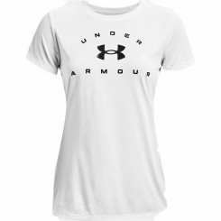 Women’s Short Sleeve T-Shirt Under Armour Tech Solid White