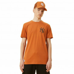 Мужская футболка с коротким рукавом New Era New York Yankees коричневая