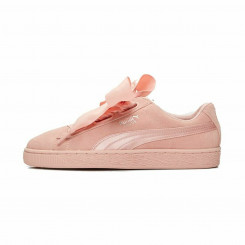 Sports Trainers for Women Puma Suede Heart Ep Lady Yellow