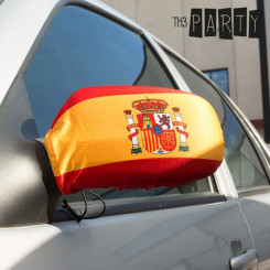 Чехол для зеркала заднего вида с испанским флагом (2 шт.)