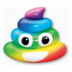 Õhkmadrats Rainbow Poo (107 x 121 x 26 cm)