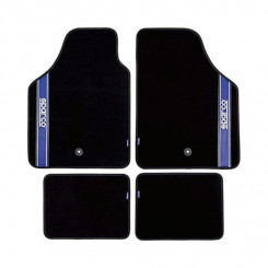 Car Floor Mat Set Sparco Strada 2012 B Universal Black/Blue (4 pcs)
