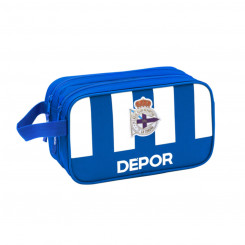 Школьная туалетная сумка RC Deportivo de La Coruña Синий Белый