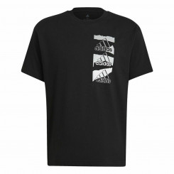Мужская футболка с коротким рукавом Adidas Essentials Brandlove Black